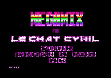 Megamix (F) (128K) (1992) (Version Basic 1.1) (PD) screen shot title